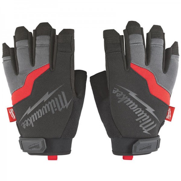 R�kawice Robocze Bez Palc�w Milwaukee 8/9/10/11 M/L/XL/XXL