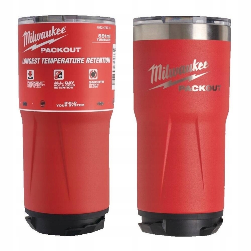 4932479074 Milwaukee Kubek termiczny 591 ml kawa herbata 2w1 