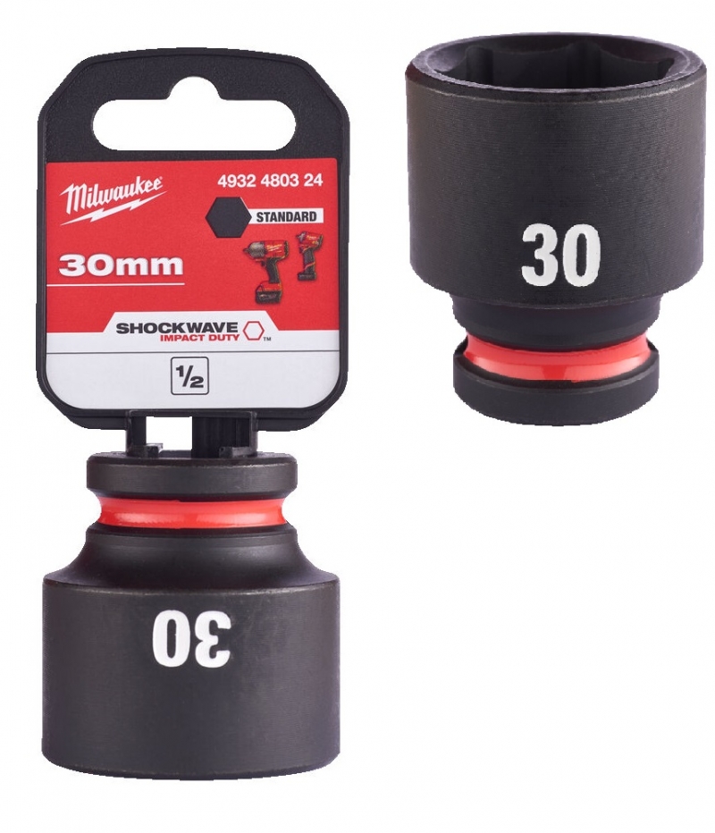 4932480324 Milwaukee Nasadka udarowa kr�tka 1/2  30mm 