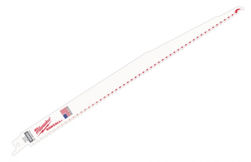 48016037 Milwaukee Brzeszczot do drewna z metalem 300mm/12Inch 5z�b/Cal  