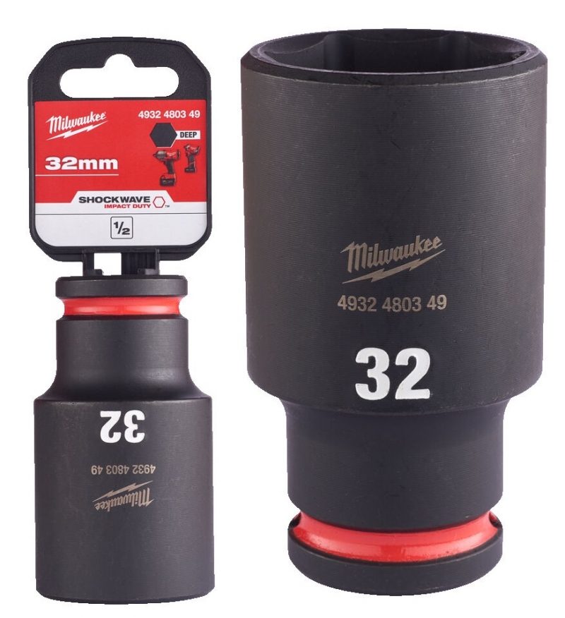 4932480349 Milwaukee Nasadka Udarowa 1/2 32mm Przed�u�ona Impact 
