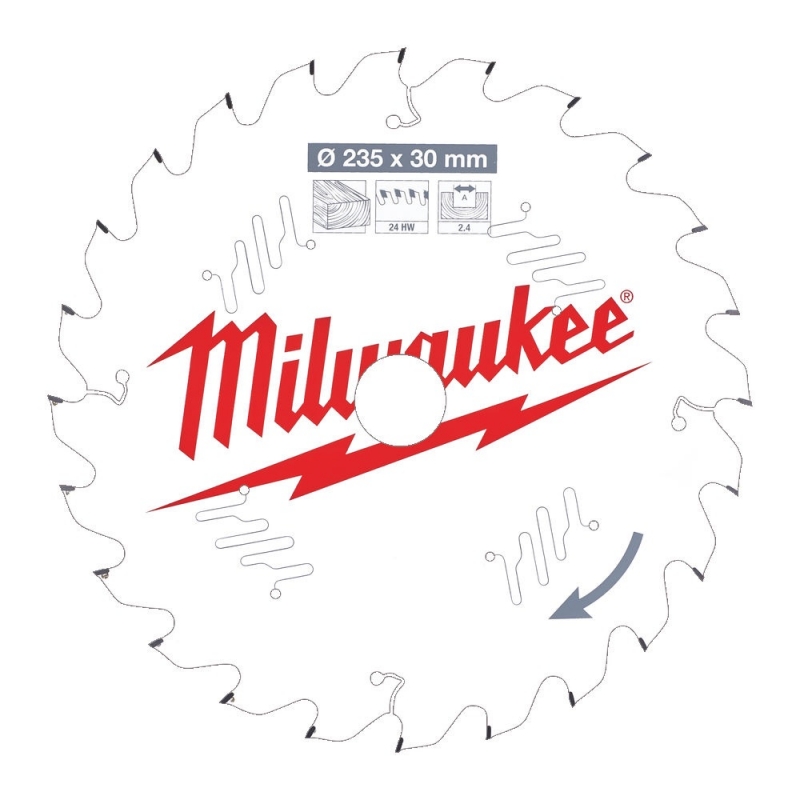 Milwaukee Tarcza Tnąca Widiowa 235mm x 30otwór x 24Z