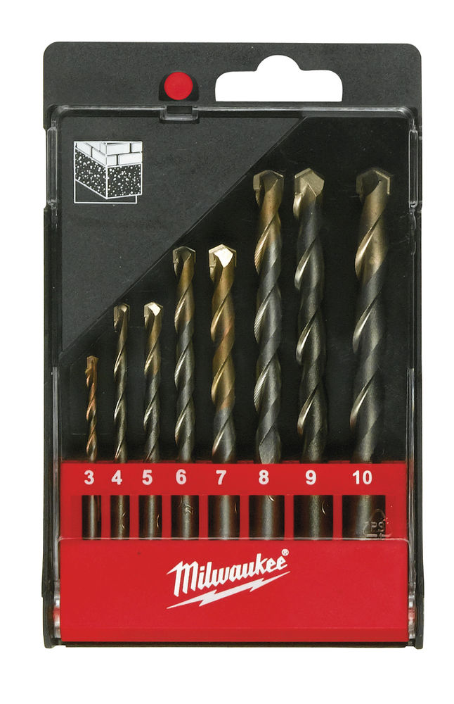 Milwaukee Zestaw Wierte� do betonu 3-10mm Udarowych