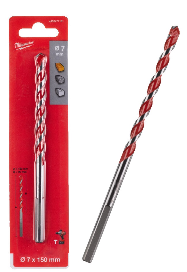 4932471181 Wiert�o Milwaukee do betonu 7x150mm 