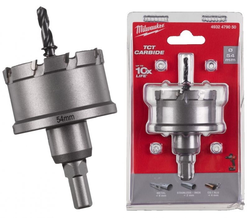 4932479050 Milwaukee Otwornica do stali nierdzewnej metalu  54 mm TCT