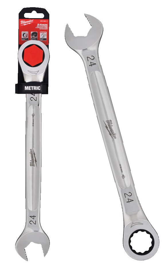  Milwaukee Klucz P�asko-Oczkowy z Grzechotk� 24mm