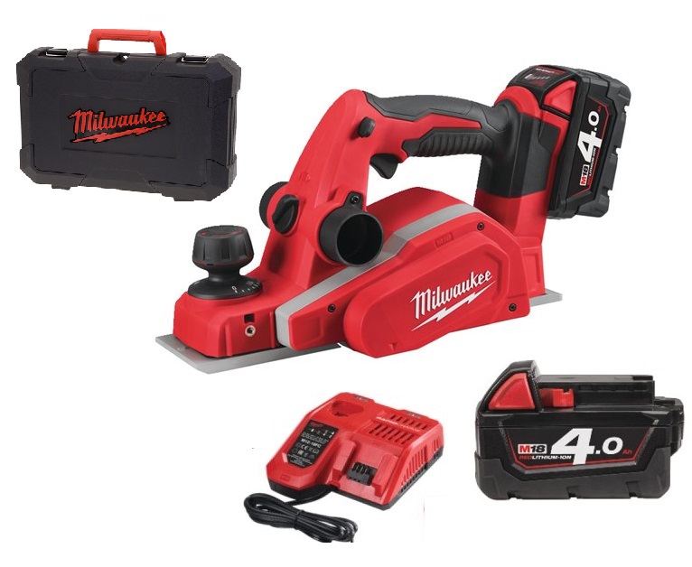 4933451114 Milwaukee M18 BP-402C Strug Milwaukee 2 x Bateria 4.0Ah + �adowarka + Walizka 