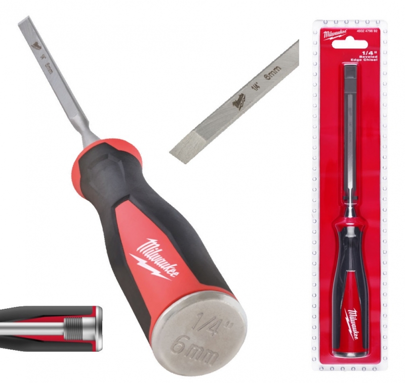 4932479892 Milwaukee D�uto 6mm o sfazowanej kraw�dzi do drewna, Pobijania