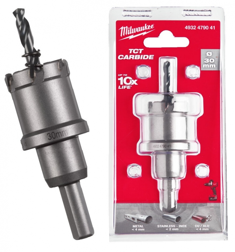 4932479041 Milwaukee Otwornica do stali nierdzewnej metalu 30 mm TCT