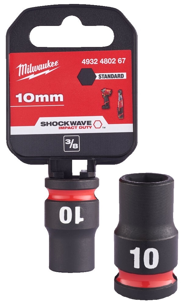 Milwaukee Nasadka Udarowa Kr�tka 3/8 6-pkt 10mm
