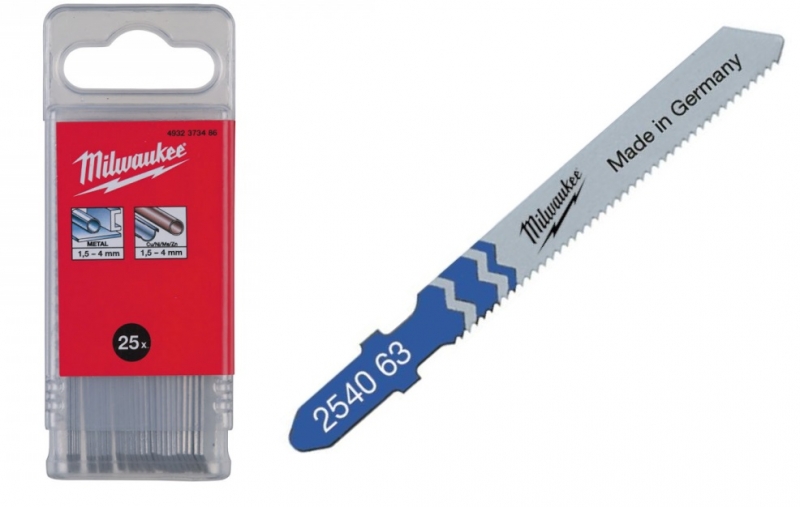 4932373486 Milwaukee Brzeszczoty do metalu 25szt  55/1.2 1.5-4mm