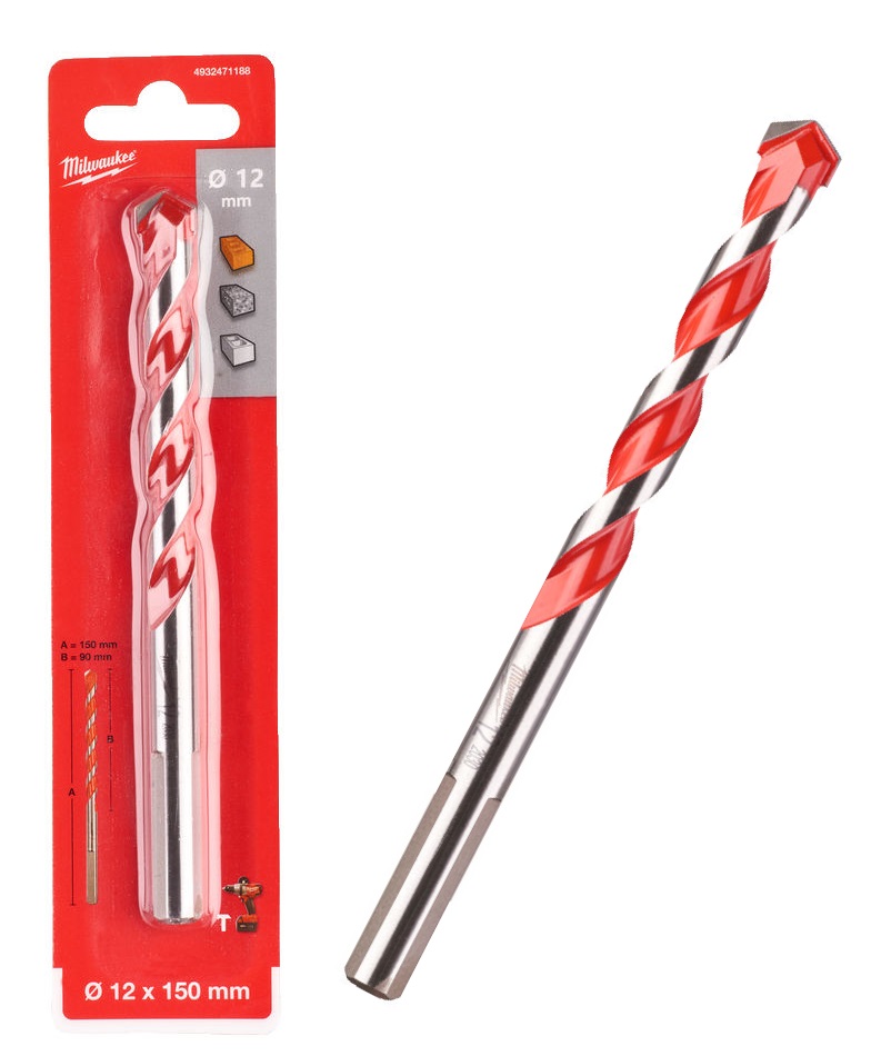4932471188 Wiert�o Milwaukee do betonu 12x150mm 