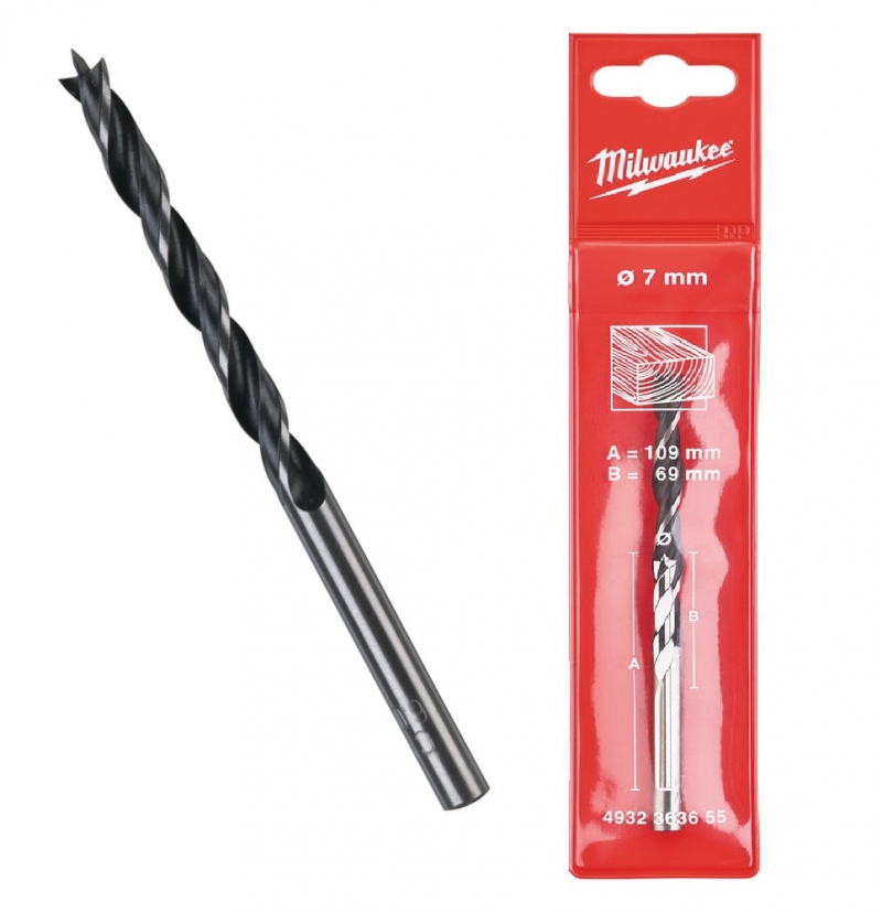 4932363655 Milwaukee Wiert�o �wider do drewna 7mm 