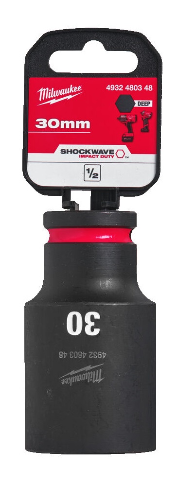 4932480348 Milwaukee Nasadka Udarowa 1/2 30mm Przedłużona Impact