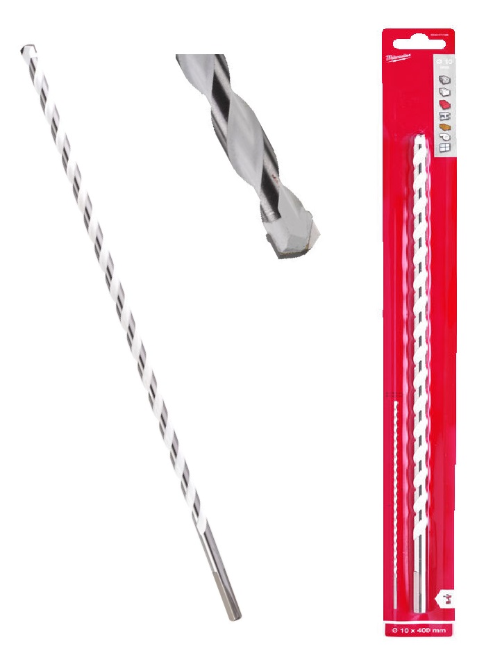 4932471109 WIERT�O UNIWERSALNE MILWAUKEE HEX 10x 400 mm 