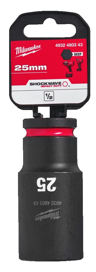 4932480343 Milwaukee Nasadka Udarowa 1/2 25mm Przed�u�ona Impact