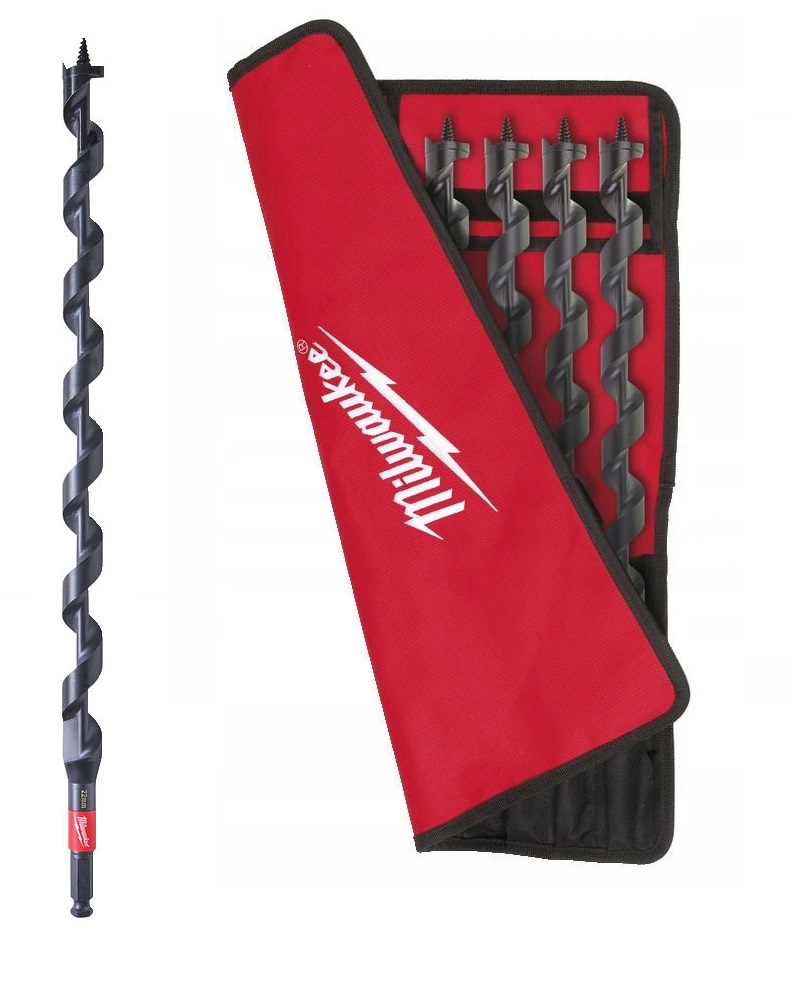 Zestaw Wierte� udarowych d�ugich do drewna 4szt 14-20mm