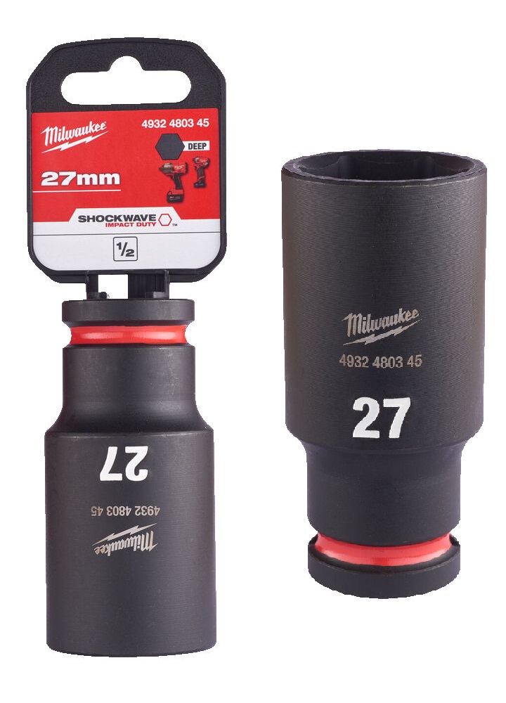 4932480345 Milwaukee Nasadka Udarowa 1/2 27mm Przed�u�ona Impact