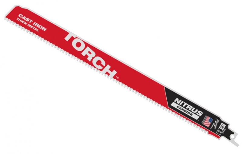 48005563 Brzeszczot do pi�y szablastej z w�glikiem wolframu 300mm  NITRUS CARBIDE MILWAUKEE