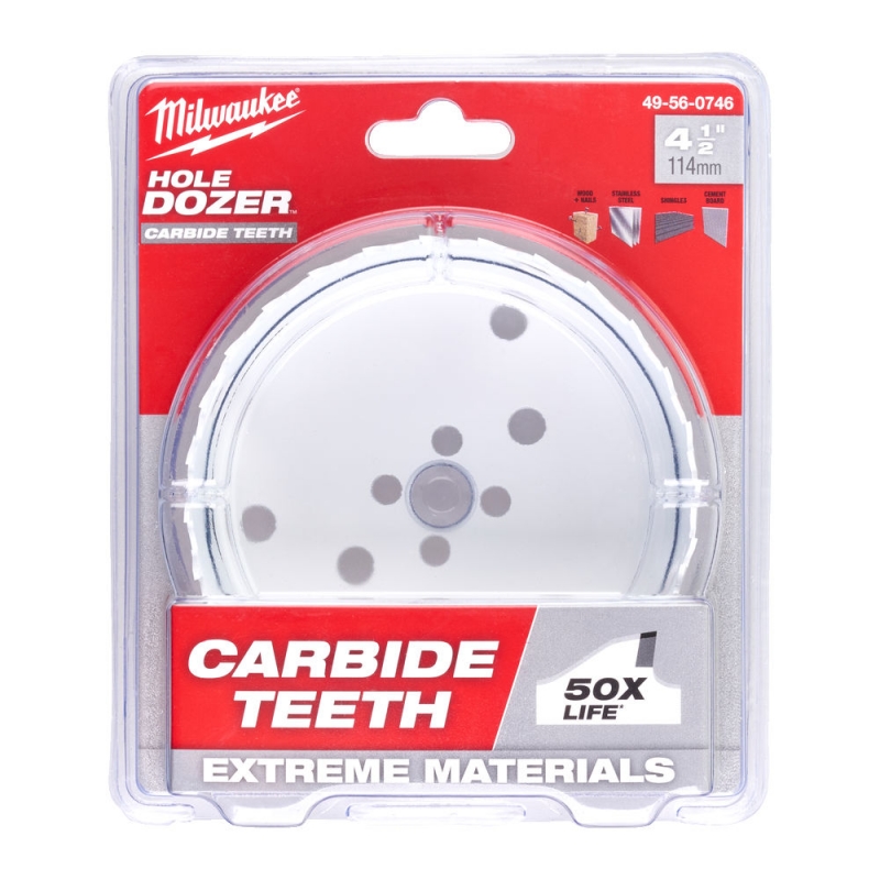 Milwaukee Otwornica z w�glikiem wolframu Carbide 114mm 4 1/2 Inox