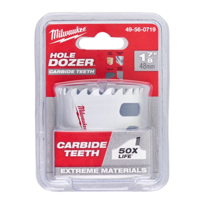 Milwaukee Otwornica z w�glikiem wolframu Carbide 48mm 1 7/8  Inox
