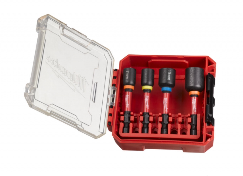 4932492445 Milwaukee Zestaw Nasadek udarowych magnetycznych magnes 7-13mm 4szt 