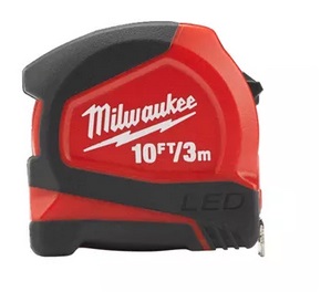 48226602 Milwaukee Ta�ma Miara Miernicza 10Ft/3m z Led i Magnesem
