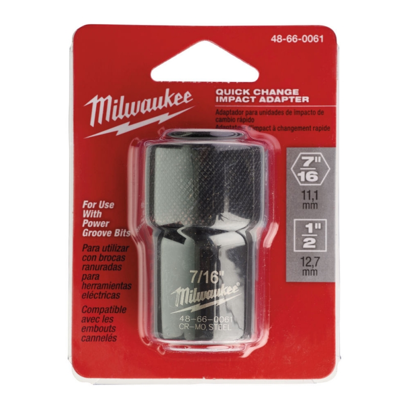 48660061 Milwaukee Adapter Redukcja Przej�ci�wka 1/2 x 7/16 hex (11mm)