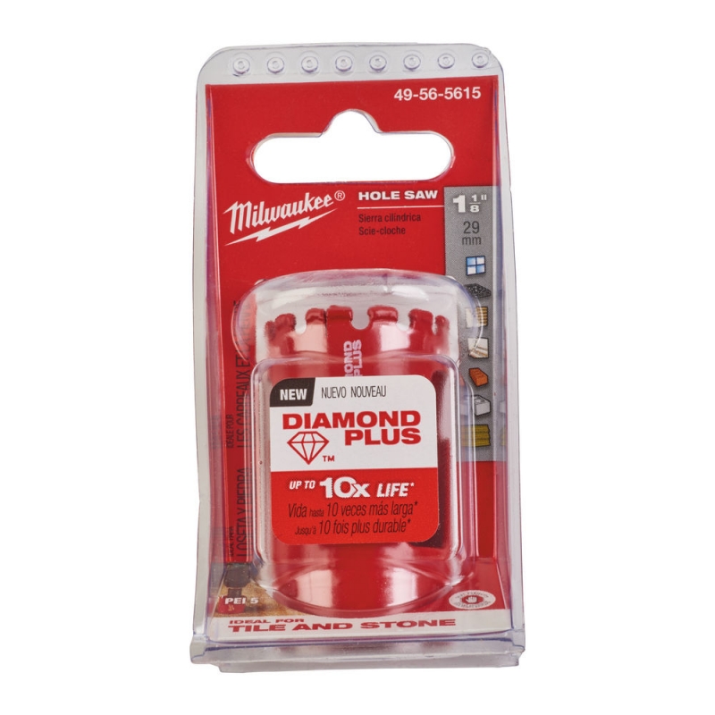 49565615 Wiert�o Diamentowe PLUS 29mm Milwaukee do p�ytek Gresu