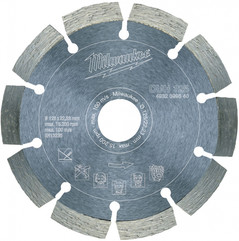 4932399540 Milwaukee Tarcza diamentowa fi 125 mm DUH 125 MILWAUKEE 