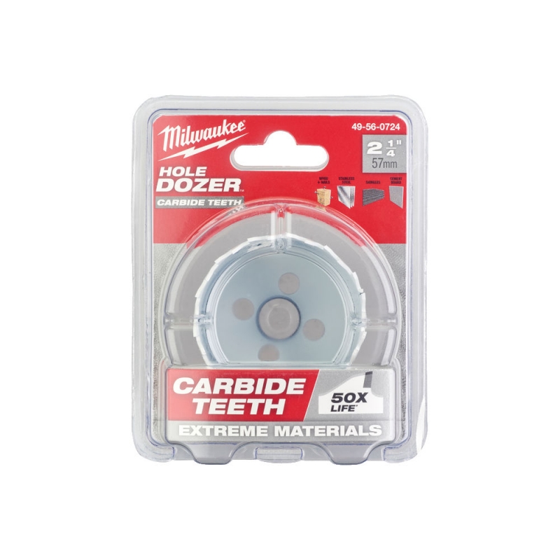 49560724 Milwaukee Otwornica z w�glikiem wolframu Carbide 57mm 2 1/4 Inox 