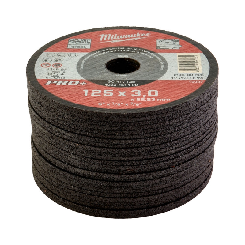 4932451492 Milwaukee Tarcza pro+ do ci�cia metalu 125mm x 3mm 