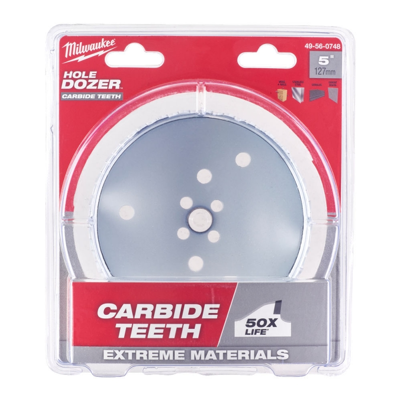 49560748 Milwaukee Otwornica z w�glikiem wolframu Carbide 127mm 5 Inox