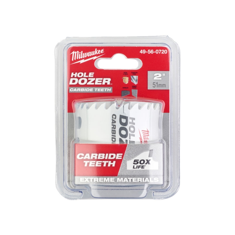 Milwaukee Otwornica z w�glikiem wolframu Carbide 51mm 2  Inox