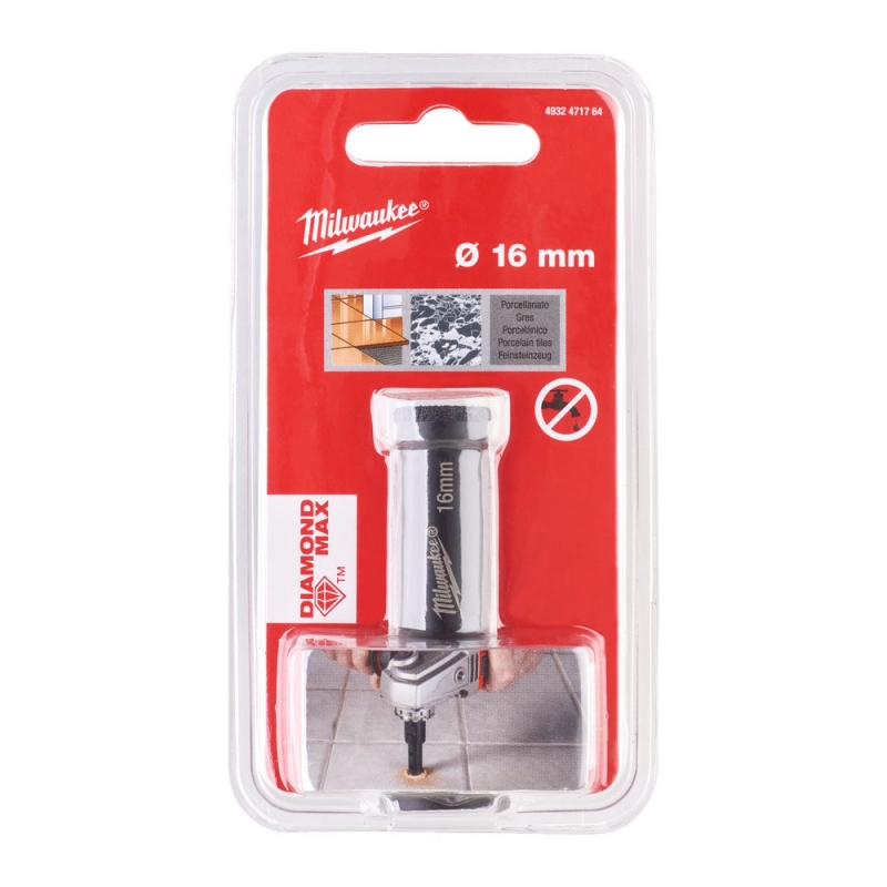 Milwaukee Wiert�o Otwornica Diamentowa do wiercenia 16mm M14