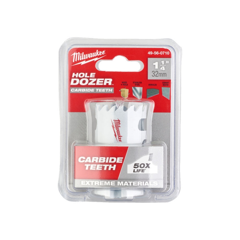 Milwaukee Otwornica z w�glikiem wolframu Carbide 32mm 1 1/4  Inox