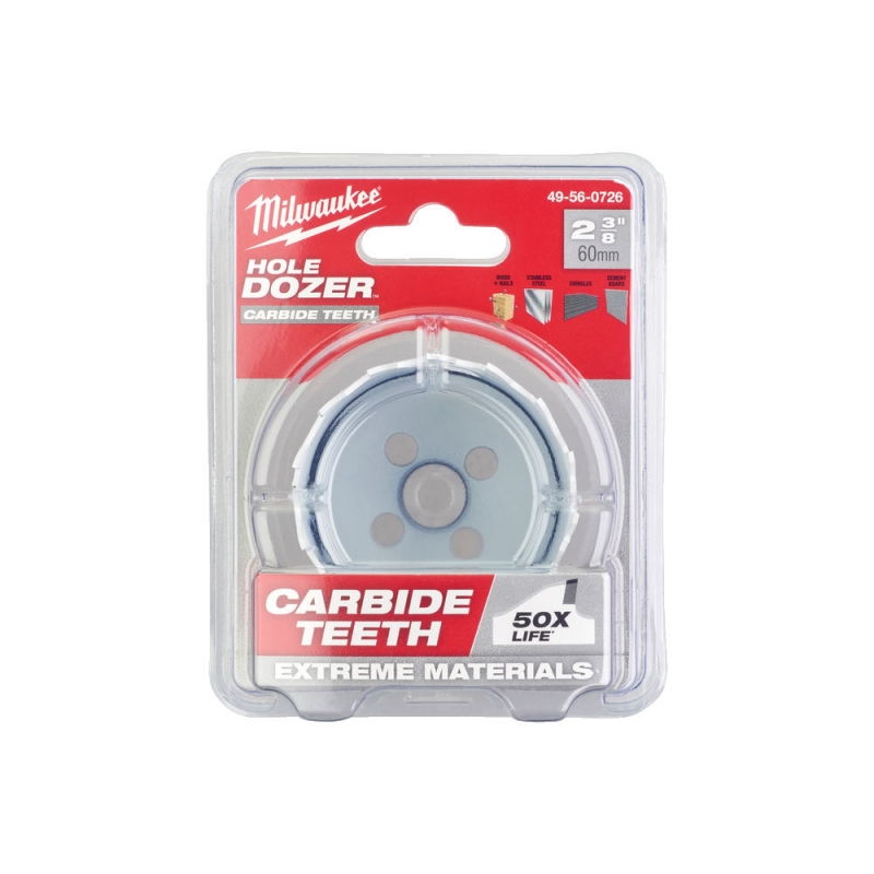 49560726 Milwaukee Otwornica z w�glikiem wolframu Carbide 60mm 2 3/8 Inox 