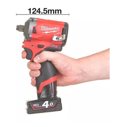 Milwaukee Subkompaktowy Klucz Udarowy M12 339Nm M12FIWF12-422X 4.0Ah 2.0Ah + Ladowarka + Walizka