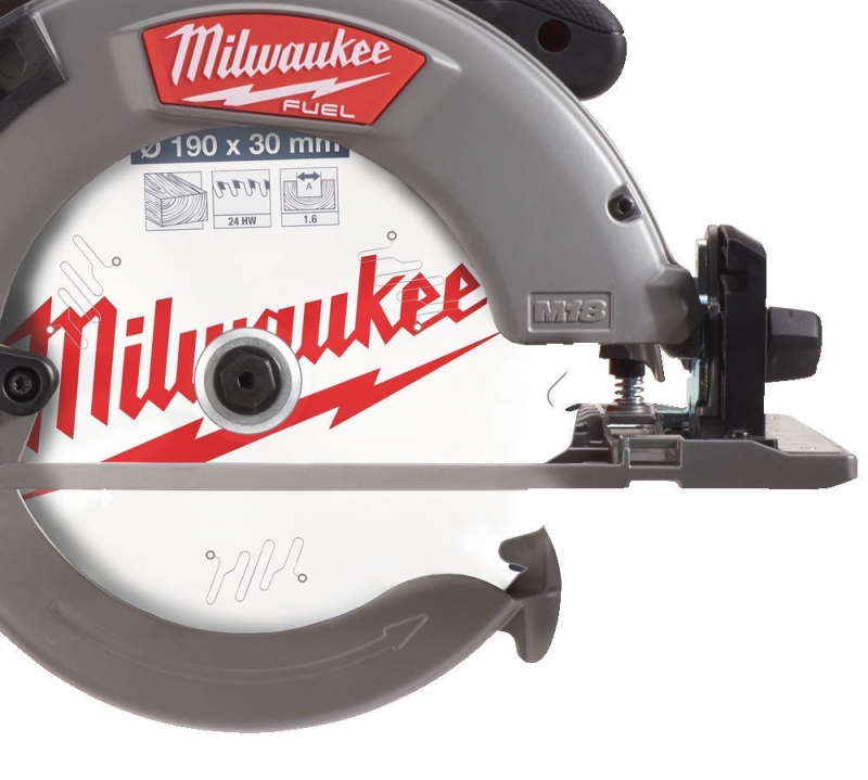 PI�A TARCZOWA DO DREWNA MILWAUKEE M18 FCSG66-121C 190mm 66mm 4933472163