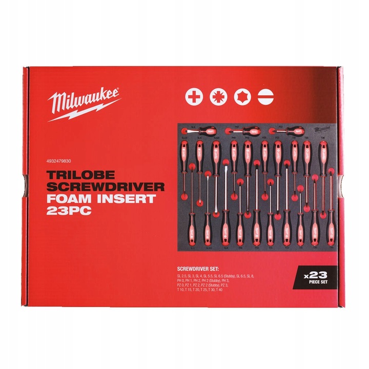 4932479830 MILWAUKEE WK�ADKA PIANKOWA Z WKR�TAKAMI �RUBOKR�TY