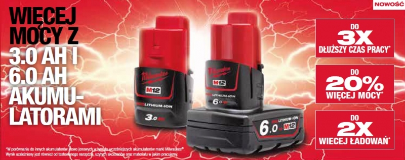 4932451395 Milwaukee M12B6 Akumulator Bateria  M12 12V 6.0Ah 
