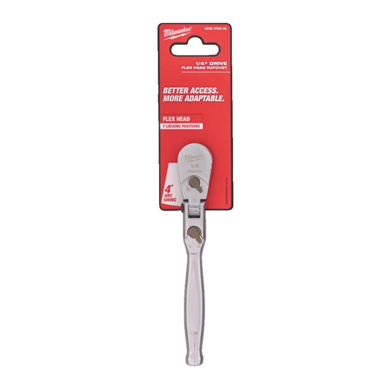 4932479648 Milwaukee Grzechotka z ruchom� g�owic� 1/4 90st 