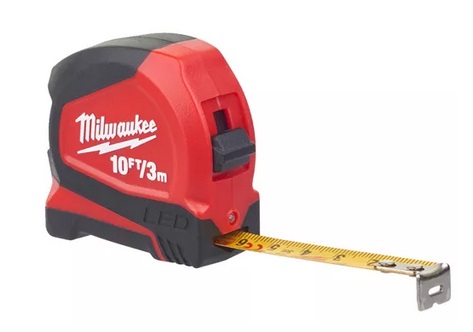 48226602 Milwaukee Ta�ma Miara Miernicza 10Ft/3m z Led i Magnesem