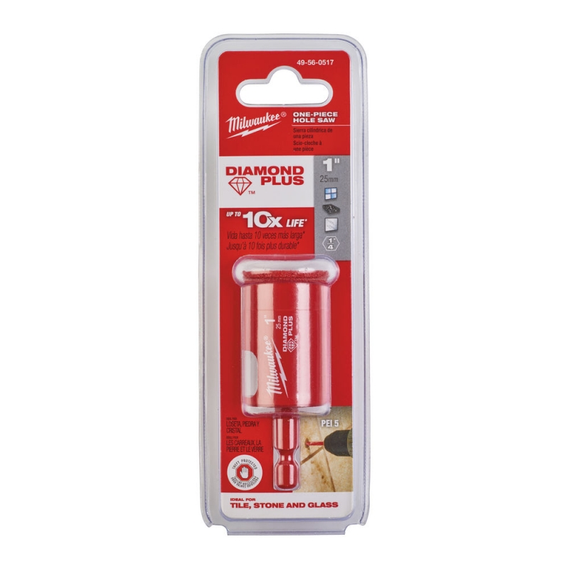49560517  Wiert�o Diamentowe PLUS 25mm Milwaukee do p�ytek Gresu 