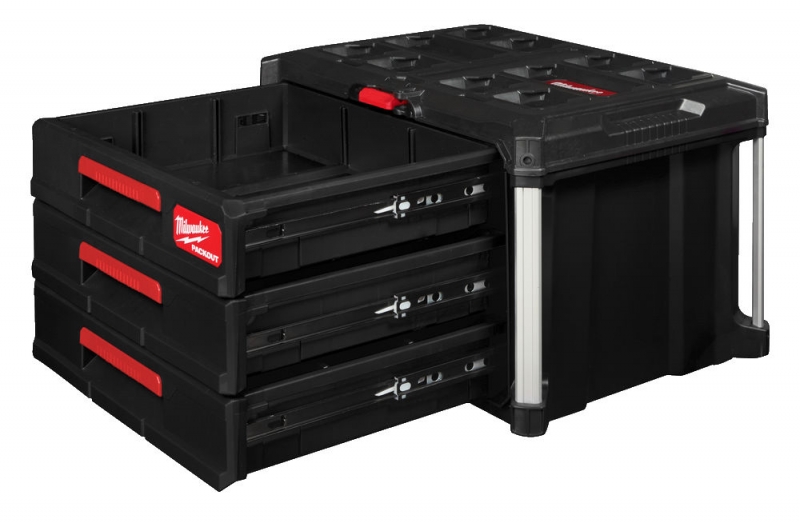 4932472130 Skrzynia Packout z 3 Szufladami ToolBox Milwaukee