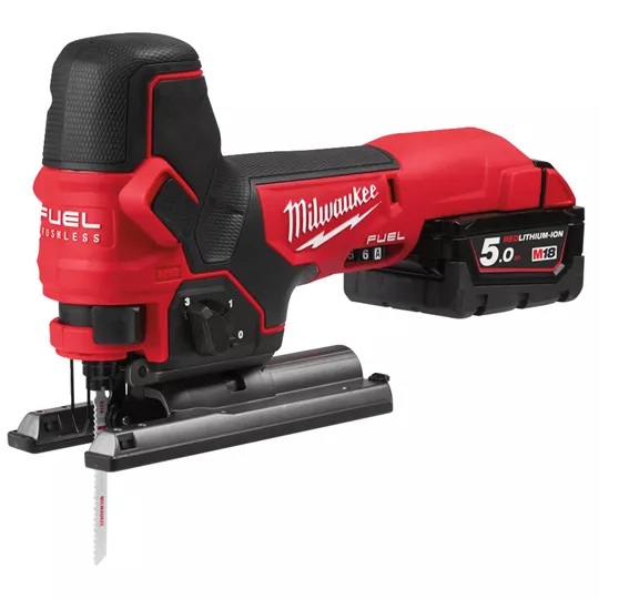 Milwaukee Wyrzynarka Aku 2 x 5.0Ah + �adowarka M18 FBJS-502X