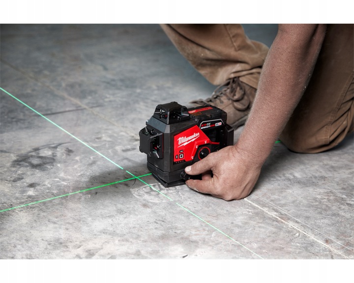 Milwaukee M12 3PL Laser p�aszczyznowy zielony 3x360 3PL-401C