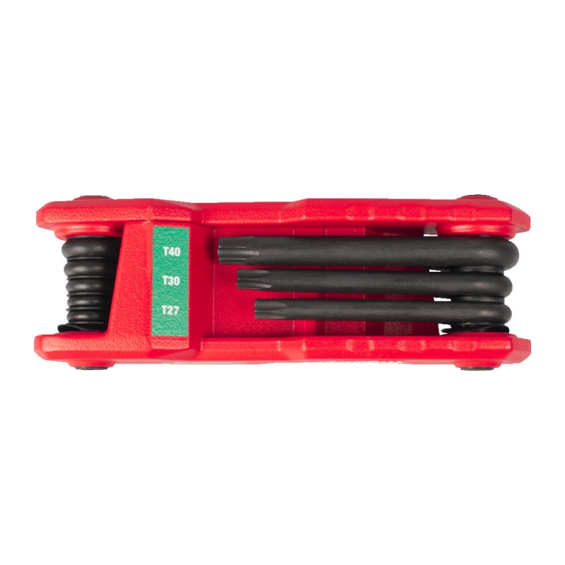 4932480979 KLUCZE TORX SK�ADANE MILWAUKEE 8 SZT T9-T40 