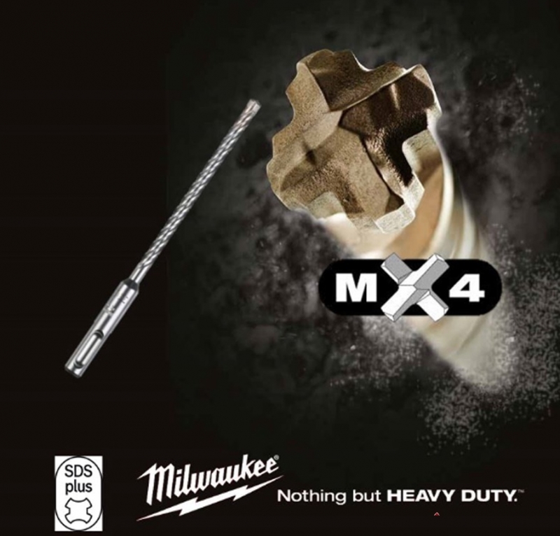 4932399326 Milwaukee Wiert�o SDS+ PLUS MX4  8/350/400 4-ostrzowe