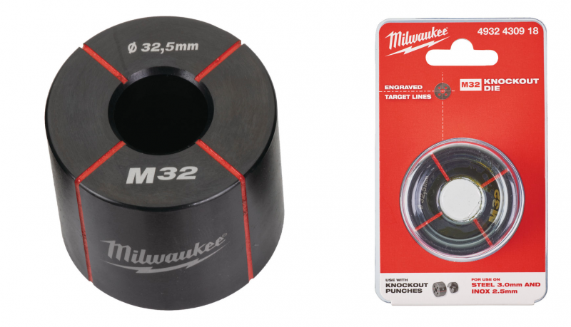 4932430918 MILWAUKEE Matryca M32 32,5mm do Otwornicy M18HKP
